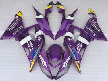 2013-2018 Estilo De Logotipo Morado ZX6R Carenado
