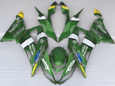 2013-2018 Estilo De Logotipo Verde ZX6R Carenado