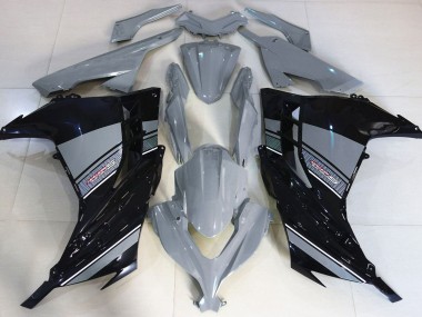 2013-2018 Nardo Gris & Negro Ninja 300 Carenado