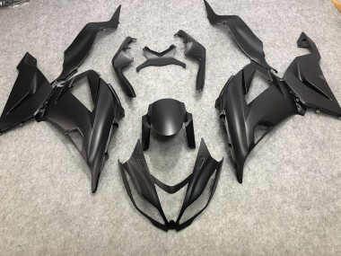2013-2018 Negro Mate Liso ZX6R Carenado