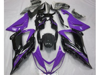 2013-2018 Negro & Morado ZX6R Carenado