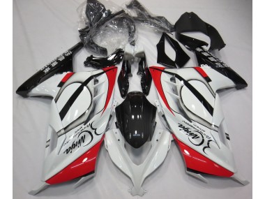 2013-2018 Rojo & Blanco Ninja 300 Carenado