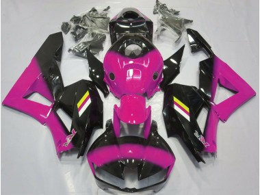 2013-2023 Desvanecimiento Rosa Brillante & Negro CBR600RR Carenado