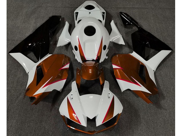 2013-2023 Naranja Brillante Blanco & Rojo CBR600RR Carenado