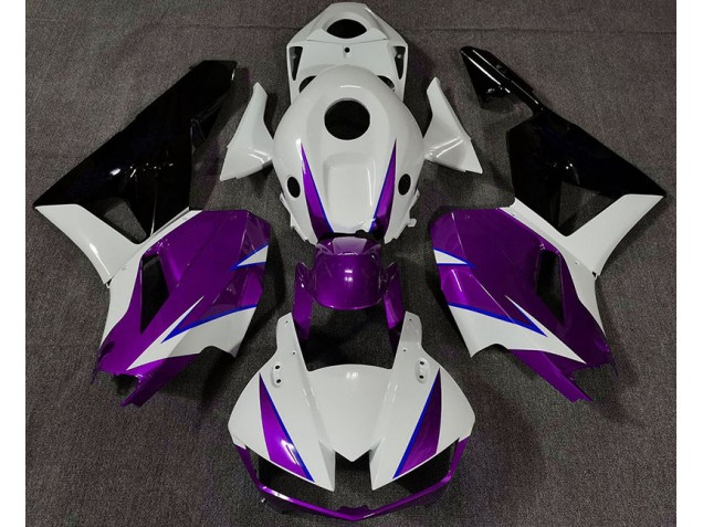 2013-2023 Púrpura Brillante Blanco & Azul CBR600RR Carenado
