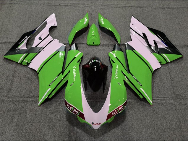 2015-2017 Estilo Verde OEM Ducati 959 1299 Carenado