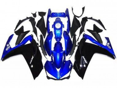 2015-2018 Negro Brillante & Azul R3 Carenado