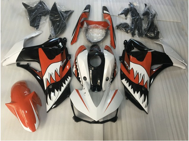 2015-2018 Tiburón Naranja & Blanco R3 Carenado