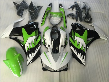 2015-2018 Tiburón Verde Lima & Blanco R3 Carenado