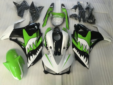 2015-2018 Tiburón Verde Lima & Blanco R3 Carenado