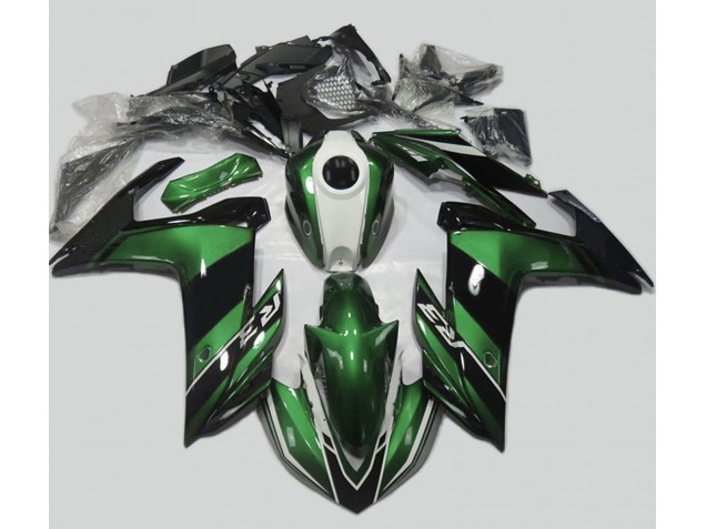 2015-2018 Verde & Negro Brillante R3 Carenado