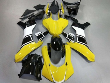 2015-2019 Amarillo Brillante Blanco & Negro R1 Carenado