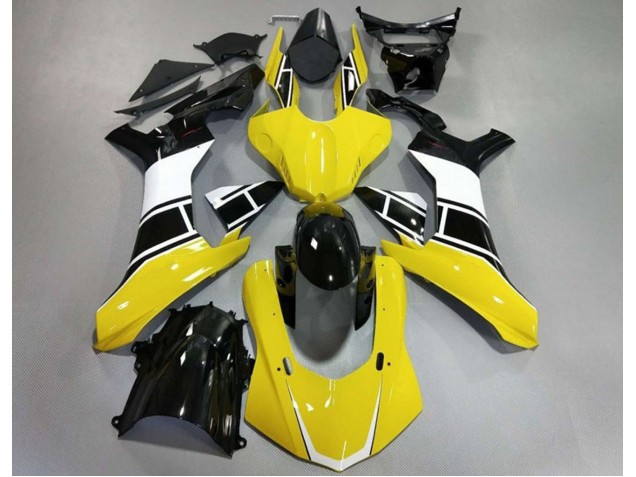 2015-2019 Amarillo Brillante Blanco & Negro R1 Carenado
