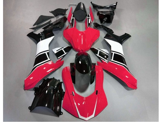 2015-2019 Rojo Brillo Blanco & Negro R1 Carenado