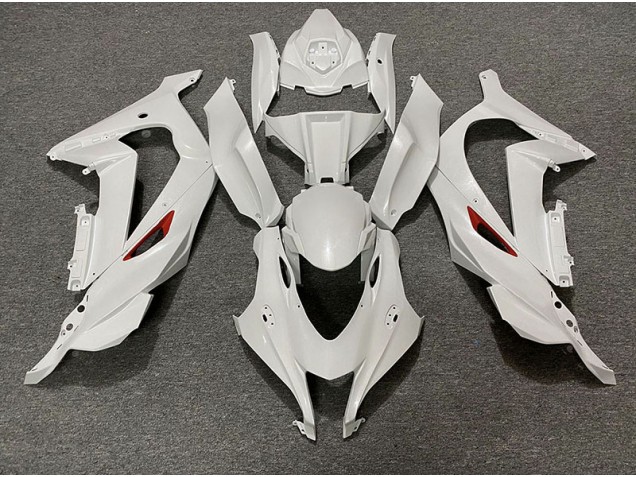 2016-2019 Borde Rojo Blanco Perla ZX10R Carenado