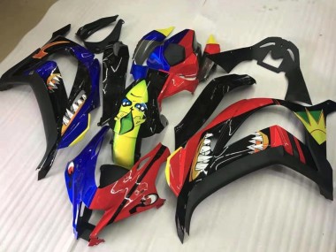 2016-2019 Compartir Rojo & Azul ZX10R Carenado