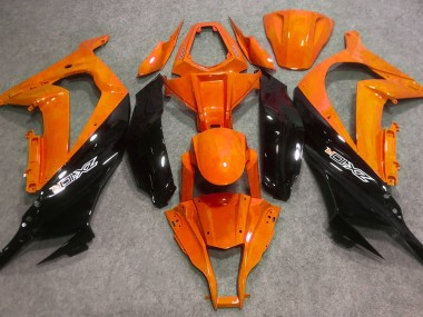 2016-2019 Naranja Brillante & Negro ZX10R Carenado