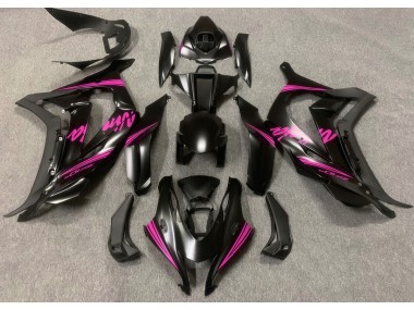 2016-2019 Negro Satinado & Rosa ZX10R Carenado