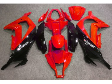 2016-2019 Rojo Brillante & Negro ZX10R Carenado