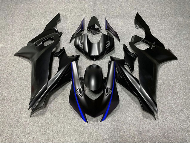 2017-2021 Acentos En Negro Mate & Azul R6 Carenado