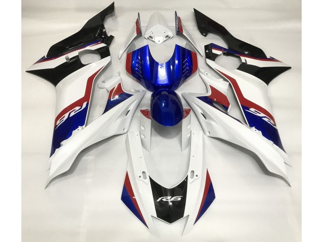 2017-2021 Blanco Brillante & Azul Intenso R6 Carenado