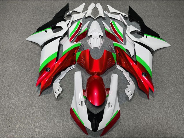 2017-2021 Brillo Rojo & Verde R6 Carenado