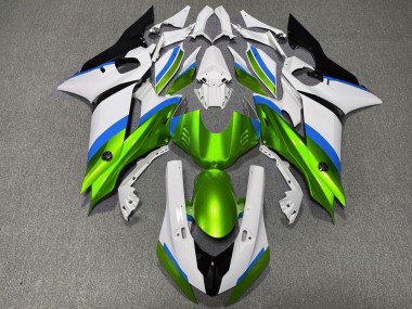 2017-2021 Verde Brillante & Azul Claro R6 Carenado