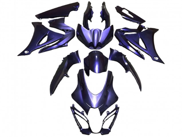 2017-2023 Azul Mate GSXR 1000 Carenado