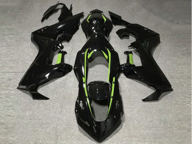 2017-2023 Forro Negro Brillante & Verde Lima CBR1000RR Carenado