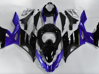 2018-2023 Púrpura & Negro Ninja 400 Carenado