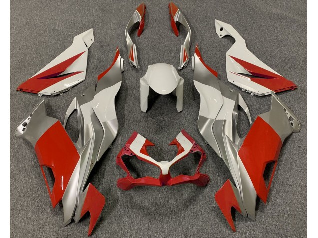 2019-2023 Rojo Blanco & Plata ZX6R Carenado