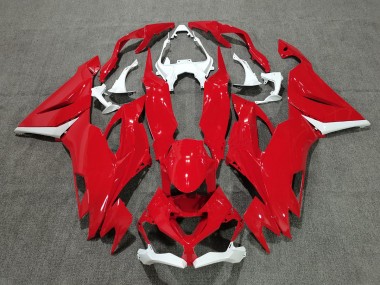 2019-2023 Rojo Con Blanco ZX6R Carenado