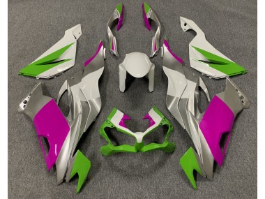 2019-2023 Verde Brillo Rosa & Plata ZX6R Carenado