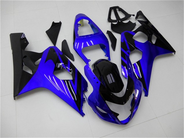 Carenados Moto Suzuki GSXR 600/750 2004-2005 - Azul Negro Brillante Asequibles