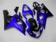 Carenados Moto Suzuki GSXR 600/750 2004-2005 - Azul Negro Brillante Asequibles