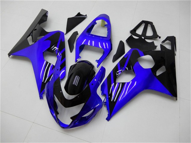Carenados Moto Suzuki GSXR 600/750 2004-2005 - Azul Negro Brillante Asequibles