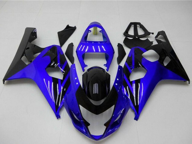 Carenados Moto Suzuki GSXR 600/750 2004-2005 - Azul Negro Brillante Asequibles