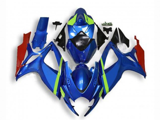 Carenados Moto Suzuki GSXR 600/750 2006-2007 - Azul Verde Rojo Asequibles