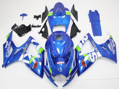 Carenados Moto Suzuki GSXR 600/750 2006-2007 - Azul Blanco Verde Rojo Asequibles