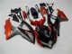 Carenados Moto Suzuki GSXR 600/750 2008-2010 - Naranja Gris Negro Brillante Asequibles