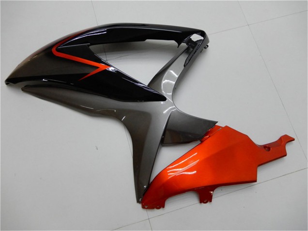 Carenados Moto Suzuki GSXR 600/750 2008-2010 - Naranja Gris Negro Brillante Asequibles