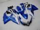Carenados Moto Suzuki GSXR 600/750 2008-2010 - Blanco Azul Asequibles