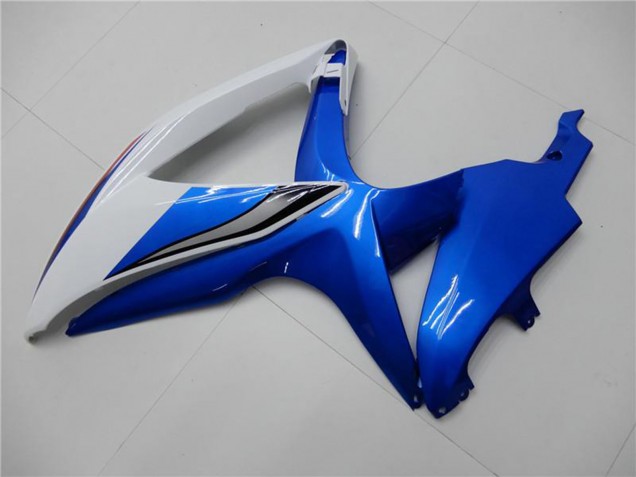 Carenados Moto Suzuki GSXR 600/750 2008-2010 - Blanco Azul Asequibles