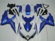Carenados Moto Suzuki GSXR 600/750 2008-2010 - Blanco Azul Asequibles