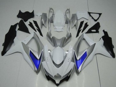 Carenados Moto Suzuki GSXR 600/750 2008-2010 - Plata Blanco Azul Negro Asequibles