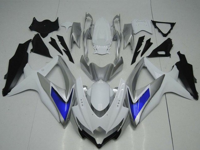 Carenados Moto Suzuki GSXR 600/750 2008-2010 - Plata Blanco Azul Negro Asequibles