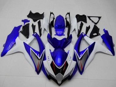 Carenados Moto Suzuki GSXR 600/750 2008-2010 - Blanco Azul Negro Rojo Línea Asequibles