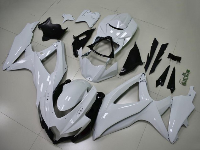 Carenados Moto Suzuki GSXR 600/750 2008-2010 - Blanco Brillante Asequibles