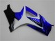 Carenados Moto Suzuki GSXR 1000 2007-2008 - Blanco Azul Negro No Calcomanía Asequibles