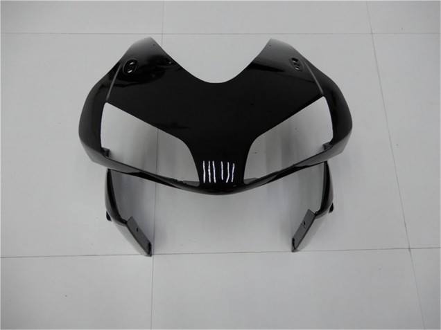 Carenados Moto Honda CBR600RR 2003-2004 - Plata Negro Brillante Raya Asequibles